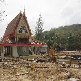 Phuket (Kamala Beach)Damaged Temple 02