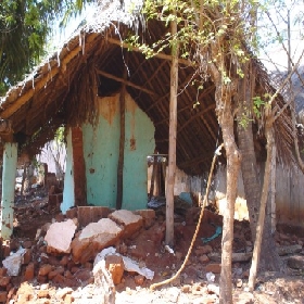 Pondicherry Ruined fisherman's hut