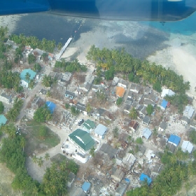 Gemendhoo Is. Dhaalu Atoll Aerial Photo