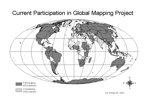 Global Mapping -Development of a Global Geographic Dataset-